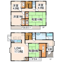 帯山団地前 徒歩3分 1-2階の物件間取画像